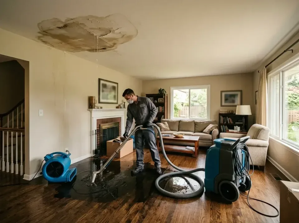attic-pipe-burst-ceiling-drip-008 — frequently asked questions, Water Damage Restoration & Carpet Care in Bethany, OK